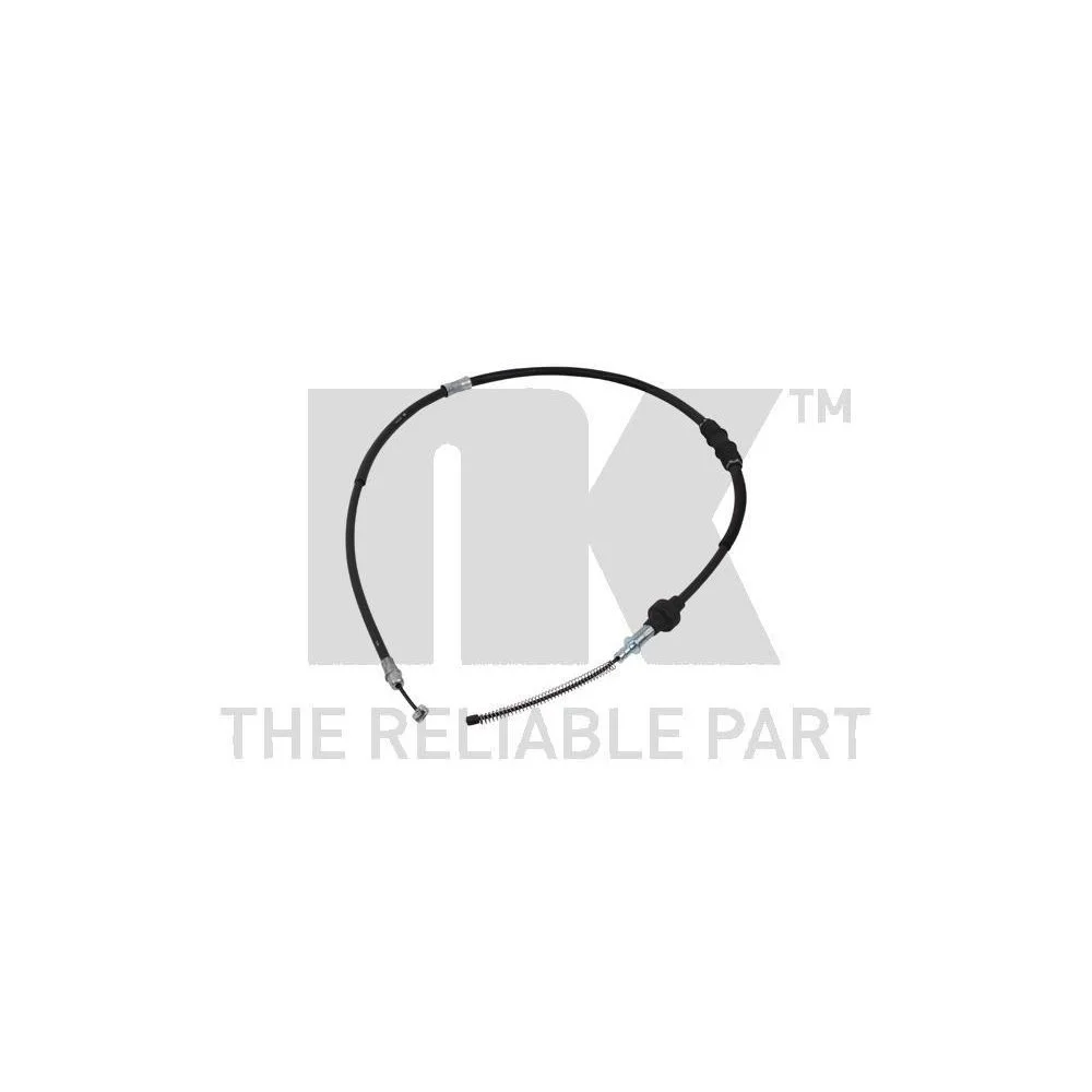 Трос стоянкового гальма NK 903039 для MITSUBISHI лівий, фото №1 Трос стоянкового гальма NK 903039 для MITSUBISHI лівий, фото №1
