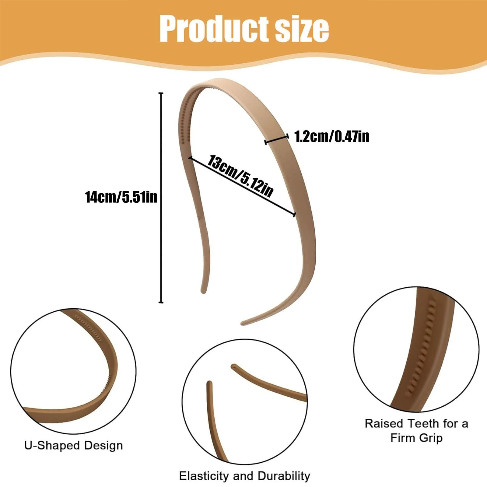 Набір з 3 обручів на голову, фото №2