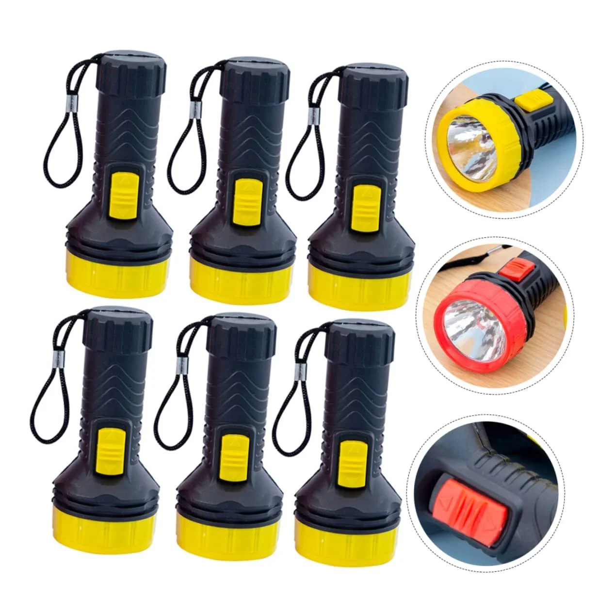 Міні ліхтарик LED пластиковий ABS (6 шт.), фото №9