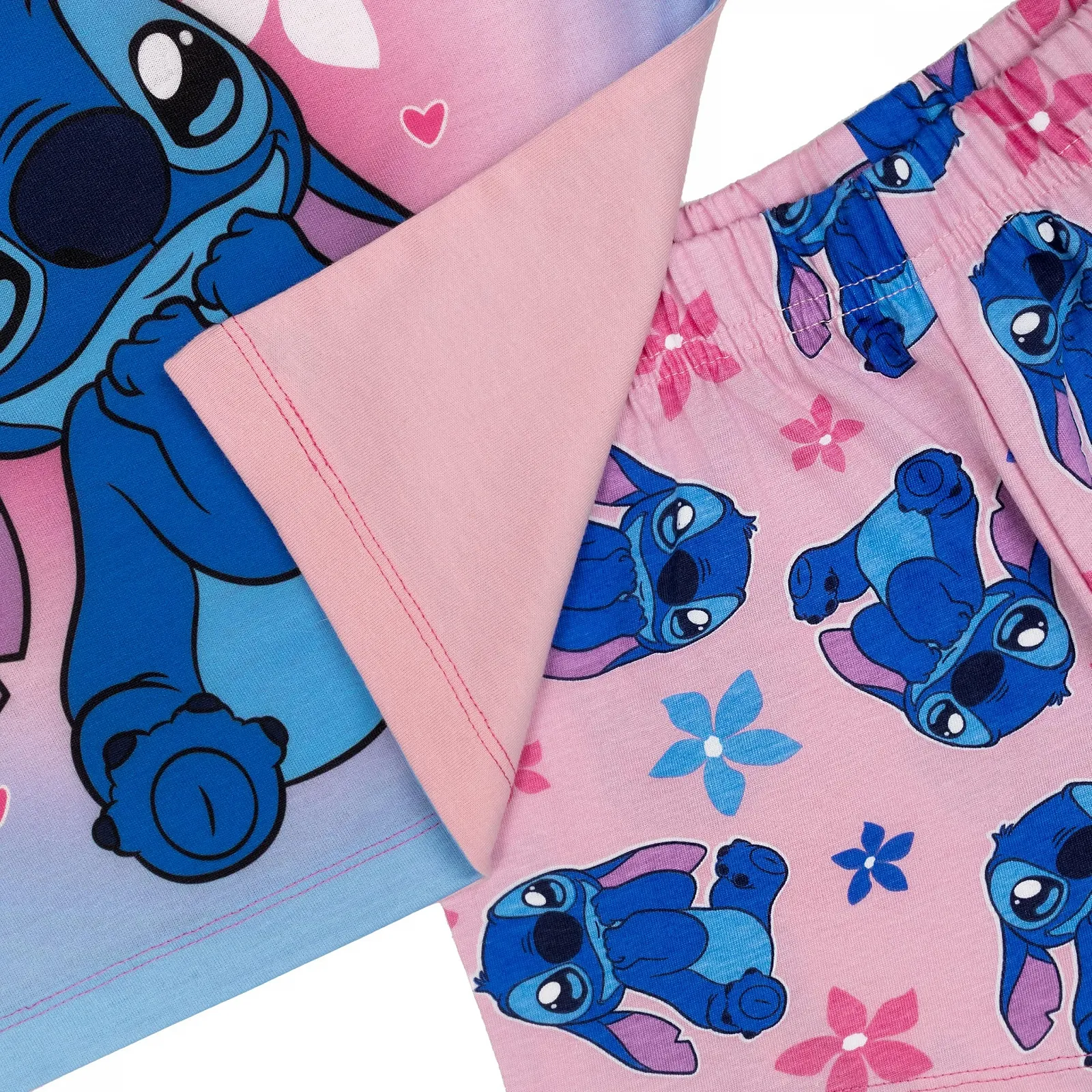 Піжама з шортами Disney Lilo and Stitch для дівчат з рюшами, фото №4