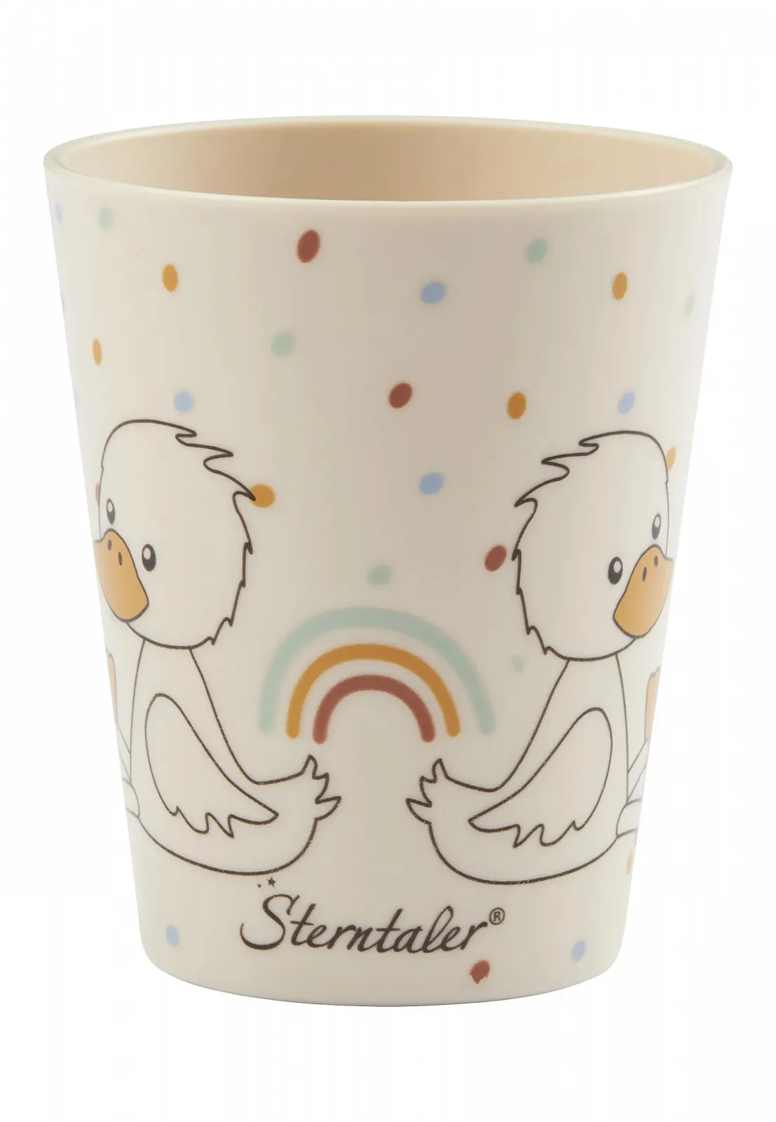 Набір посуду Sterntaler Edda Lou Duck Ecru з 5 предметів: чашка, квадратна тарілка, квадратна миска для каші, ложка та виделка, фото №4 Набір посуду Sterntaler Edda Lou Duck Ecru з 5 предметів: чашка, квадратна тарілка, квадратна миска для каші, ложка та виделка, фото №4