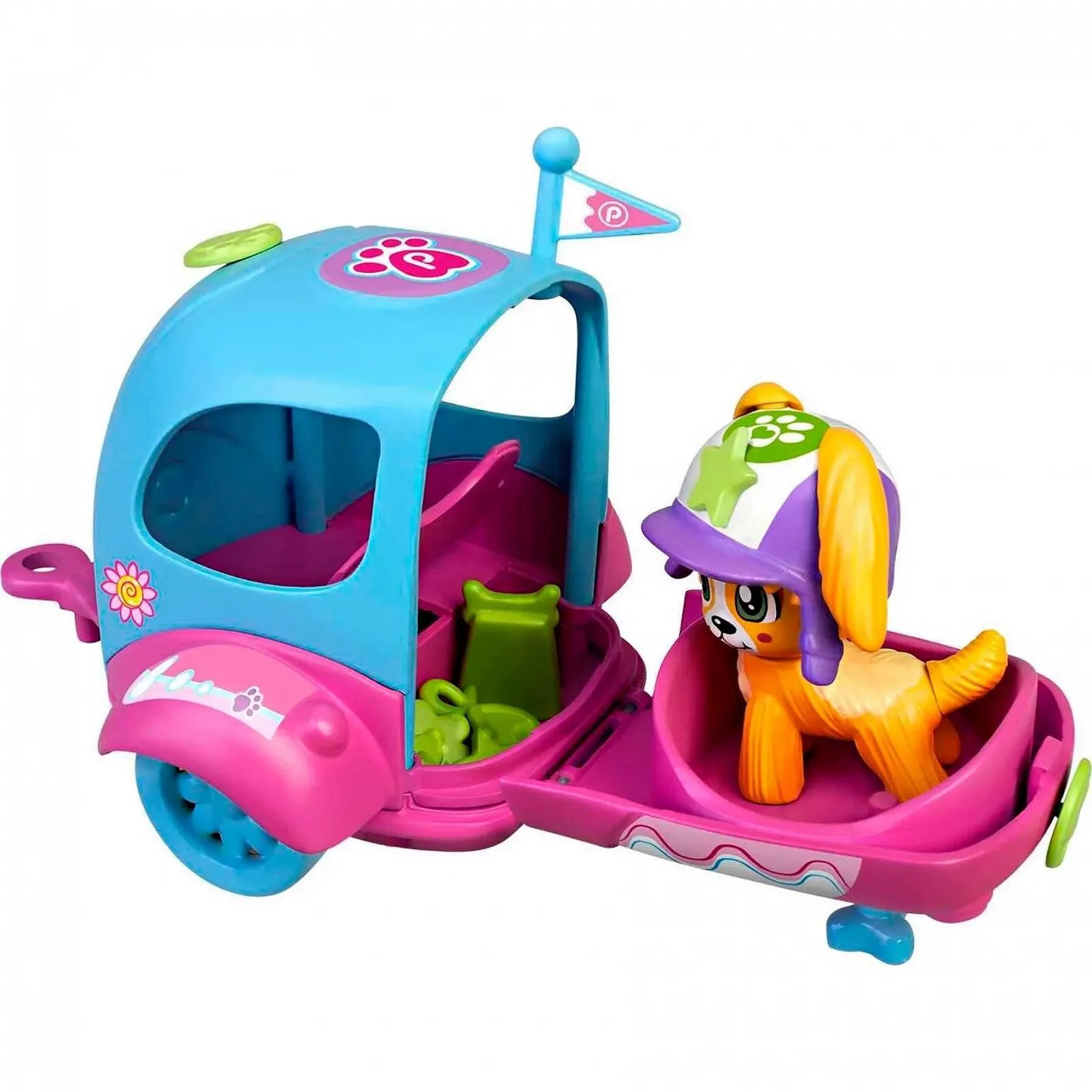 Pinypon Famosa 700016247 Мотоцикл Причеп та Фігурки, фото №4