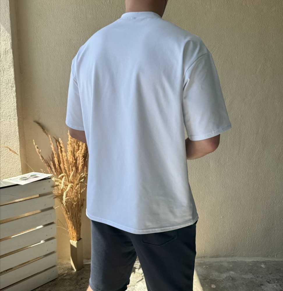 Футболка оверсайз біла Good RD398, фото №3