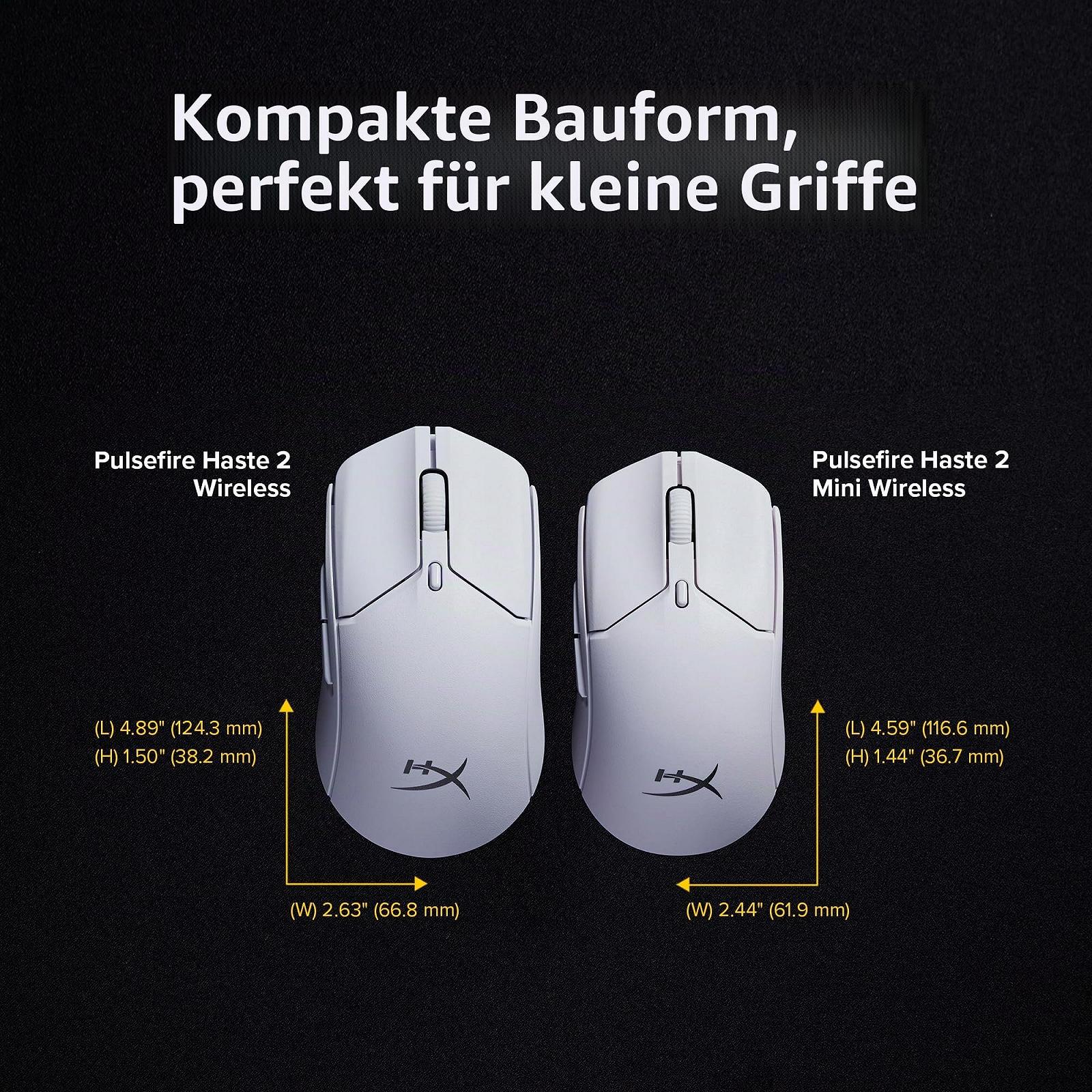 Ігрова миша HyperX Pulsefire Haste 2 Mini Wireless 26K Sensor, фото №8 Ігрова миша HyperX Pulsefire Haste 2 Mini Wireless 26K Sensor, фото №8