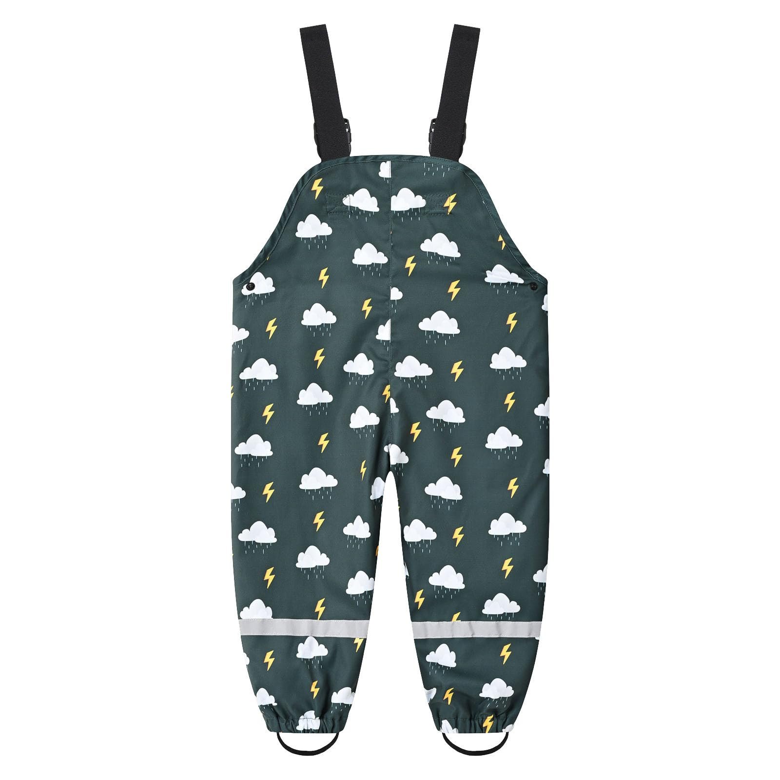 Дождевик Детский Водонепроницаемый Комбинезон для мальчиков и девочек Слитный Дождевик с Капюшоном Дождевое Пончо для активного отдыха, фото №4