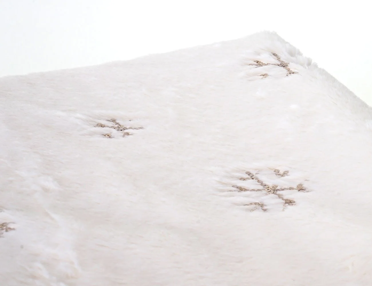 Одеяло Mendler Пушистое Белое с Блестками 150 x 120 см, фото №2