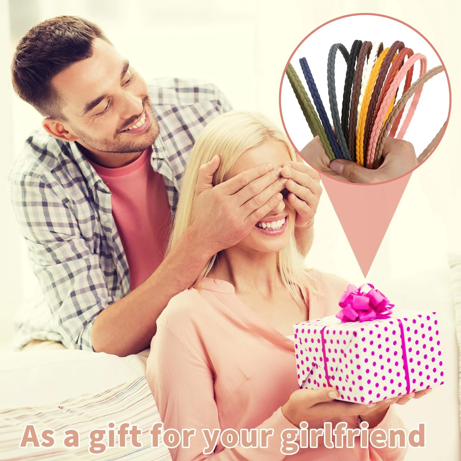 Тонкий обруч для волос с зубчиками, фото №7