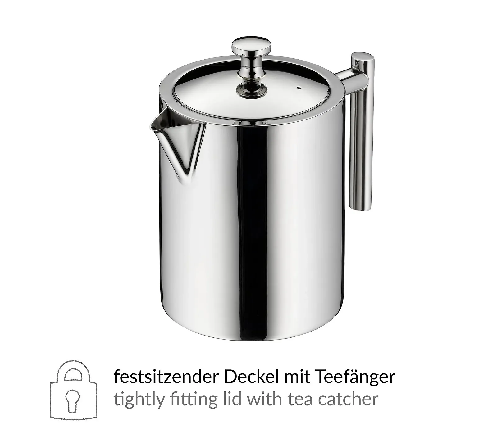 Чайник-заварник Alfi 1.4 L Полірована нержавіюча сталь, фото №5