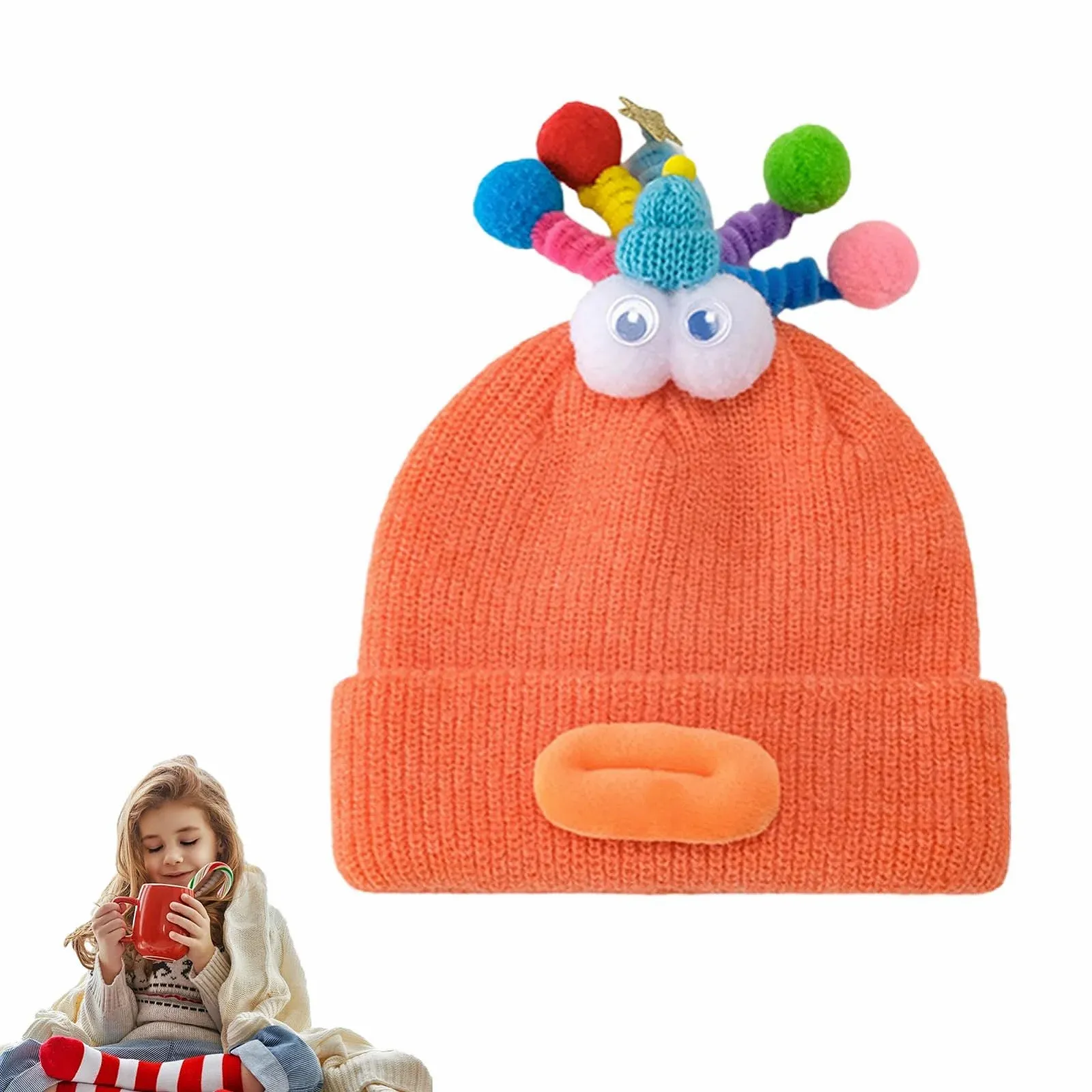 Шапка-чулок для детей Милая зимняя, фото №8