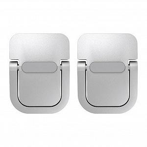 Портативная Подставка для Ноутбука Алюминиевая Подставка-Основание Радиатор для Держателя Клавиатуры Подходит для 12-17" Ноутбука, B, 2 шт - Фото 1