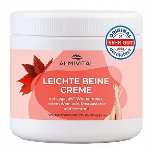 Крем для ног ALMIVITAL Light Legs with Red Vine Leaves & LegActif 500 мл - Фото 1