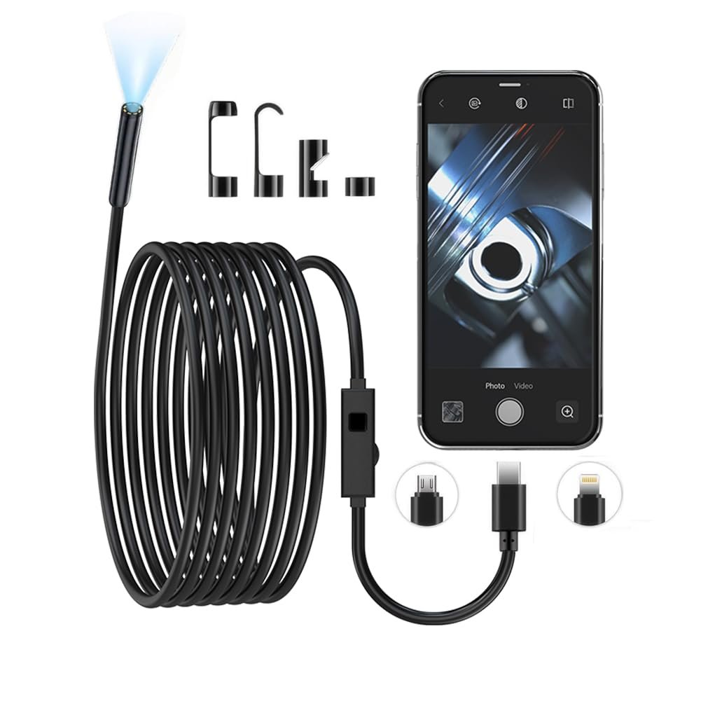 Ендоскопічна камера 2.0MP High Definition 8 LED 15 футів, фото №1