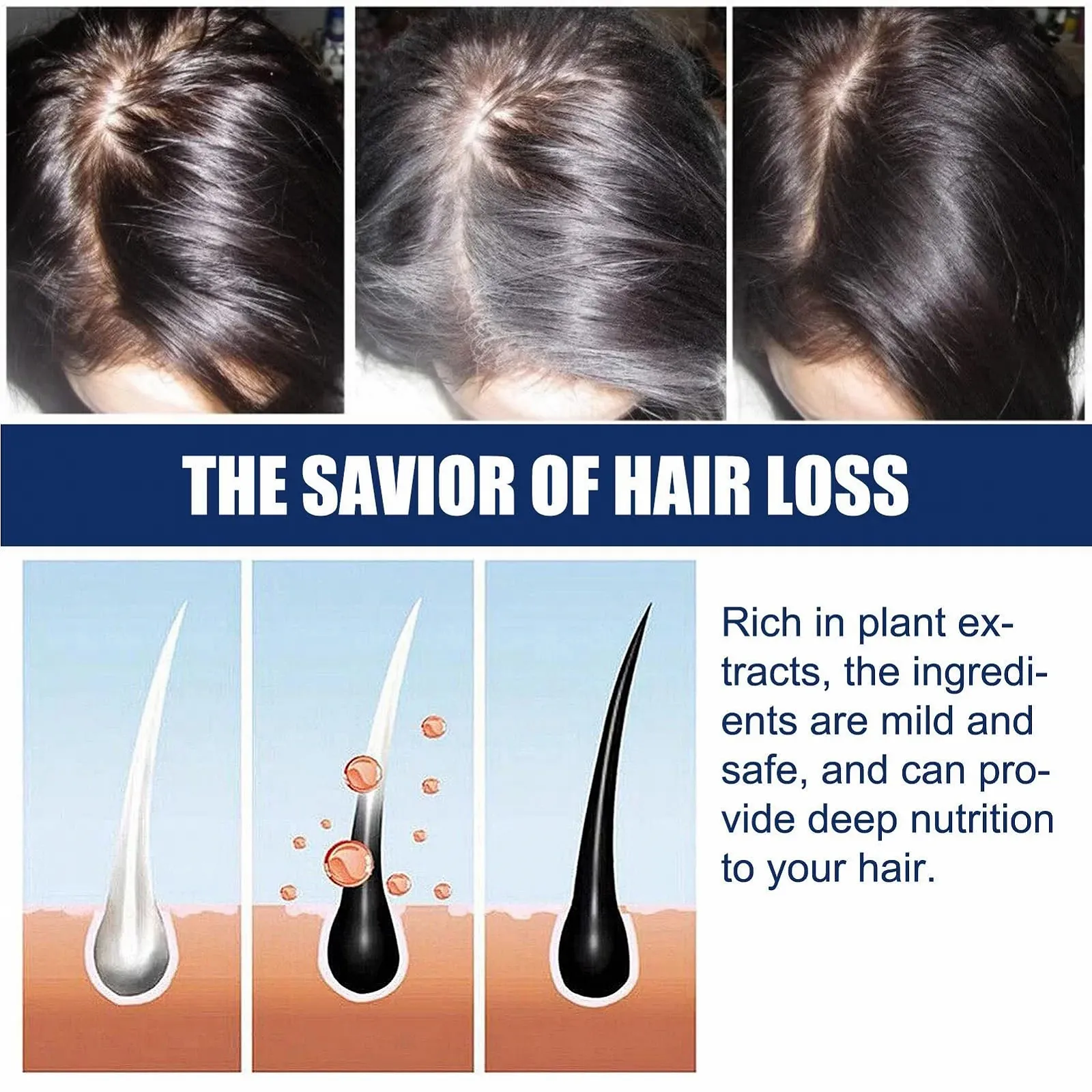 Крем для росту волосся 20 г, крем для відновлення росту, фото №5