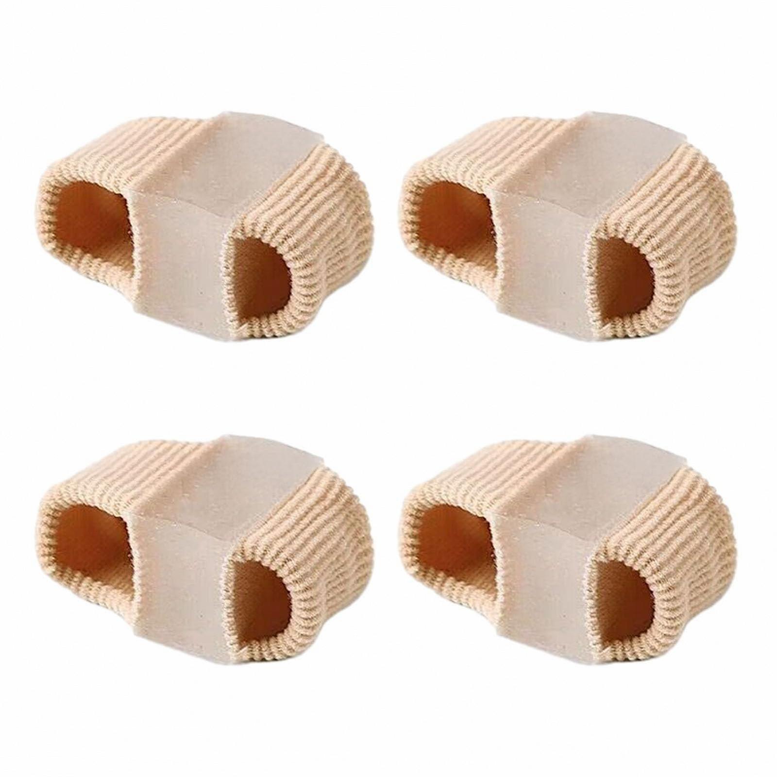 Разделитель для пальцев Valgus, для воспаленных косточек большого пальца, противоскользящий, двойное кольцо, перекрывающие пальцы, Hallux valgus, устройство для облегчения боли, комфортная боль в ногах, 4 шт., S, фото №1