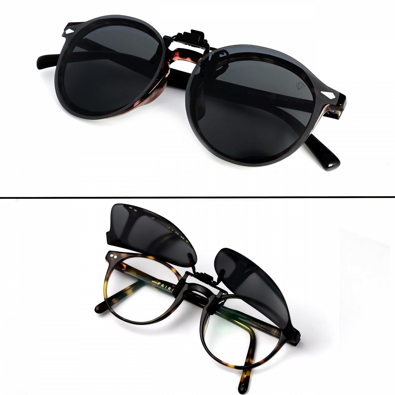 Поляризовані сонцезахисні окуляри-насадки CREYESTAL, кліпса, для чоловіків, жінок, 100% UV400, фото №3