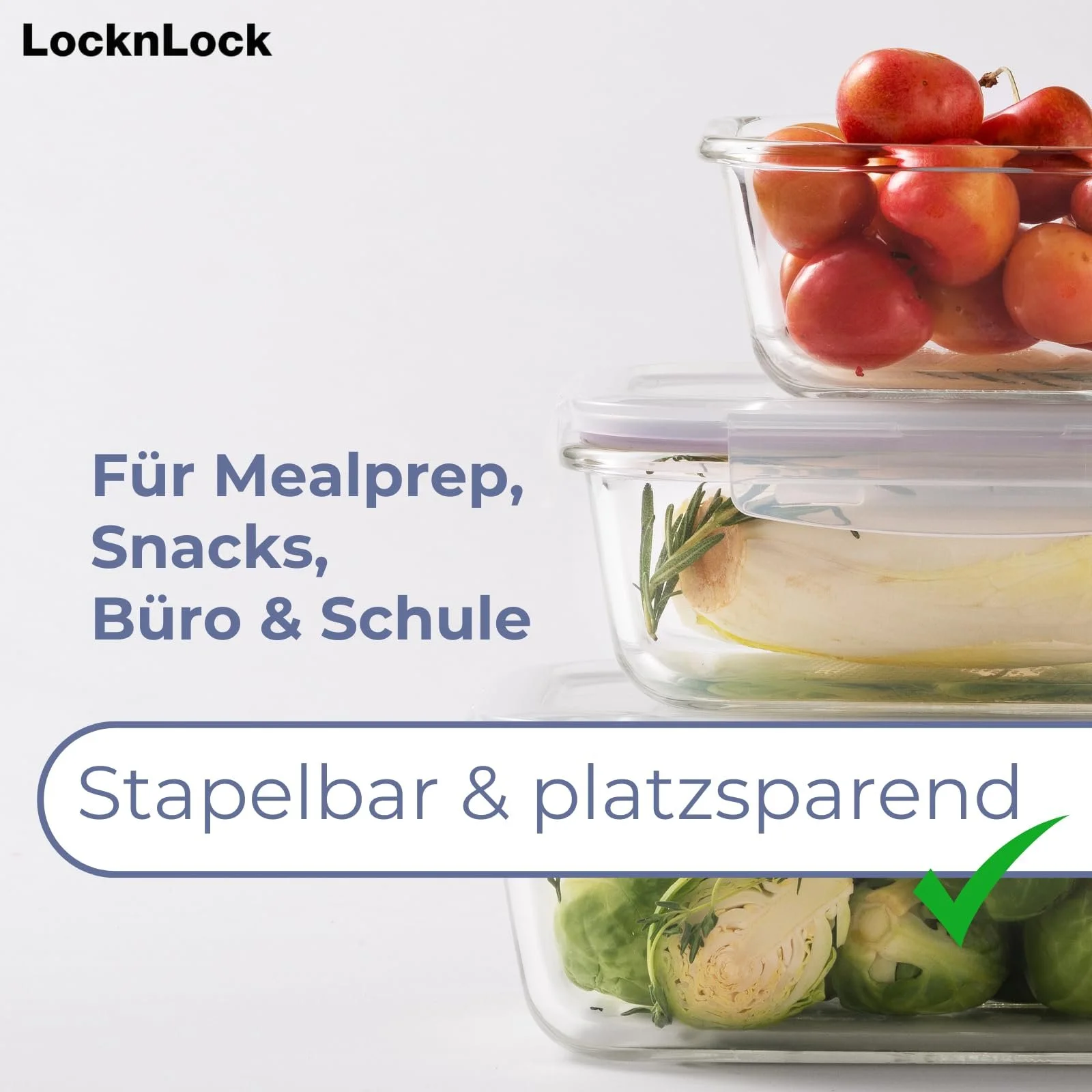 Контейнер для зберігання LocknLock OVEN GLASS 380 мл 150x110x57 мм Боросилікатне скло, фото №7 Контейнер для зберігання LocknLock OVEN GLASS 380 мл 150x110x57 мм Боросилікатне скло, фото №7