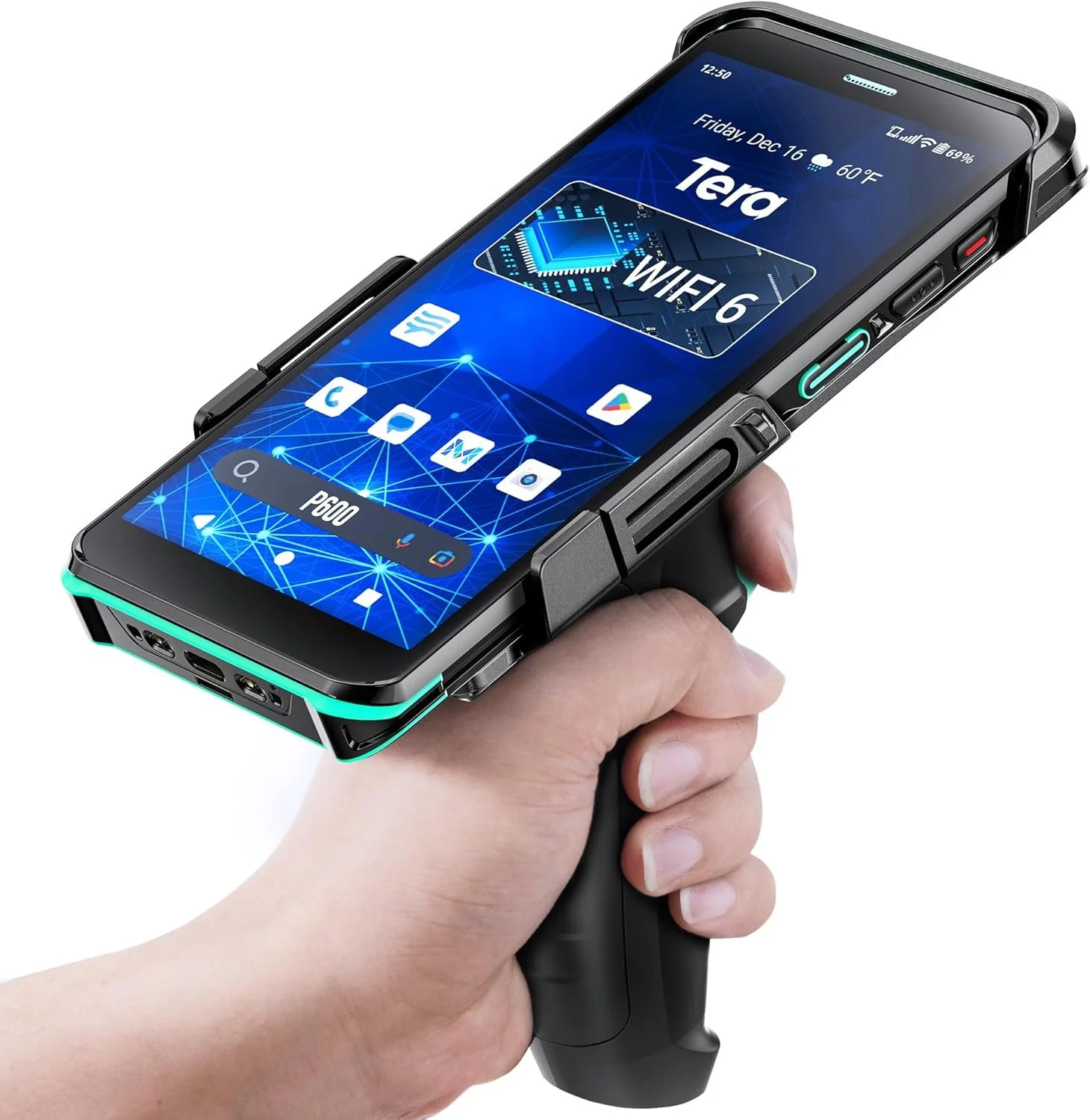 Смартфон 6" Tera P600 2 4/64Gb NFC 16Мп 8 ядер Android 11 Black, фото №1