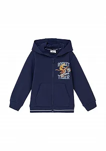 Толстовка s.Oliver из ткани интерлок с принтом спереди - Фото 1