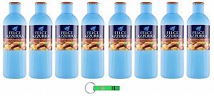 Гель для душу Felce Azzurra Ambra e Argan Бурштин та Арган 650 мл 8 шт. + брелок Beni Culinari - Фото 1