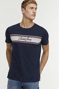 Футболка JJLEO TEE SS 12200239- Blazer-Fit:Standard Fit Jack&Jones Темно-синій M - Фото 1