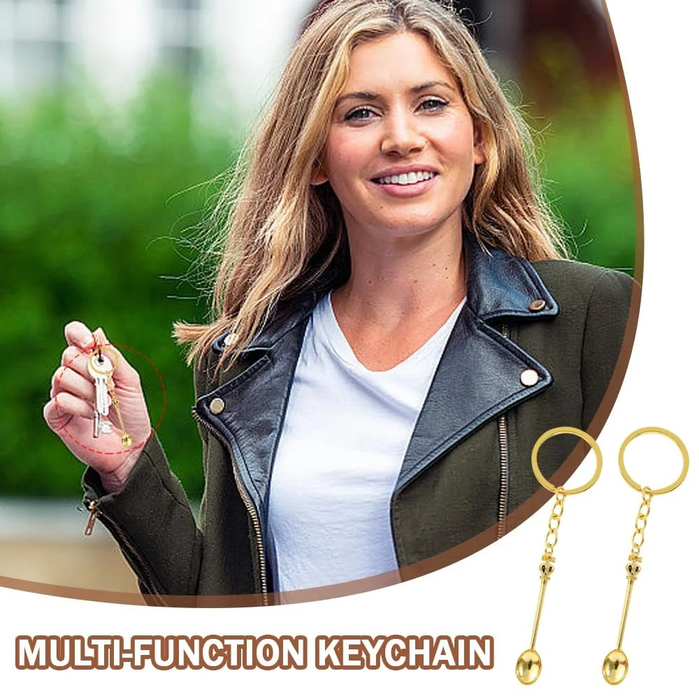 Брелок-ложка Mini Crown, 8 шт., маленька, фото №4