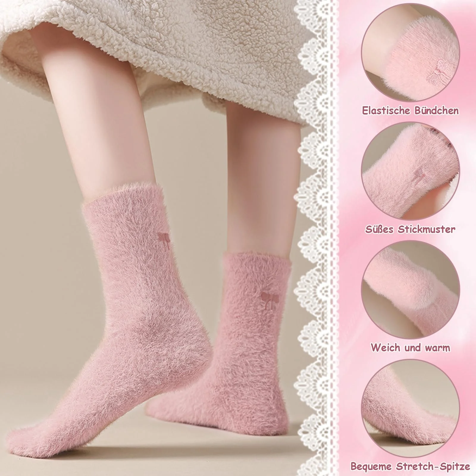 Жіночі м'які шкарпетки 39-42, 5 пар, фото №2 Жіночі м'які шкарпетки 39-42, 5 пар, фото №2