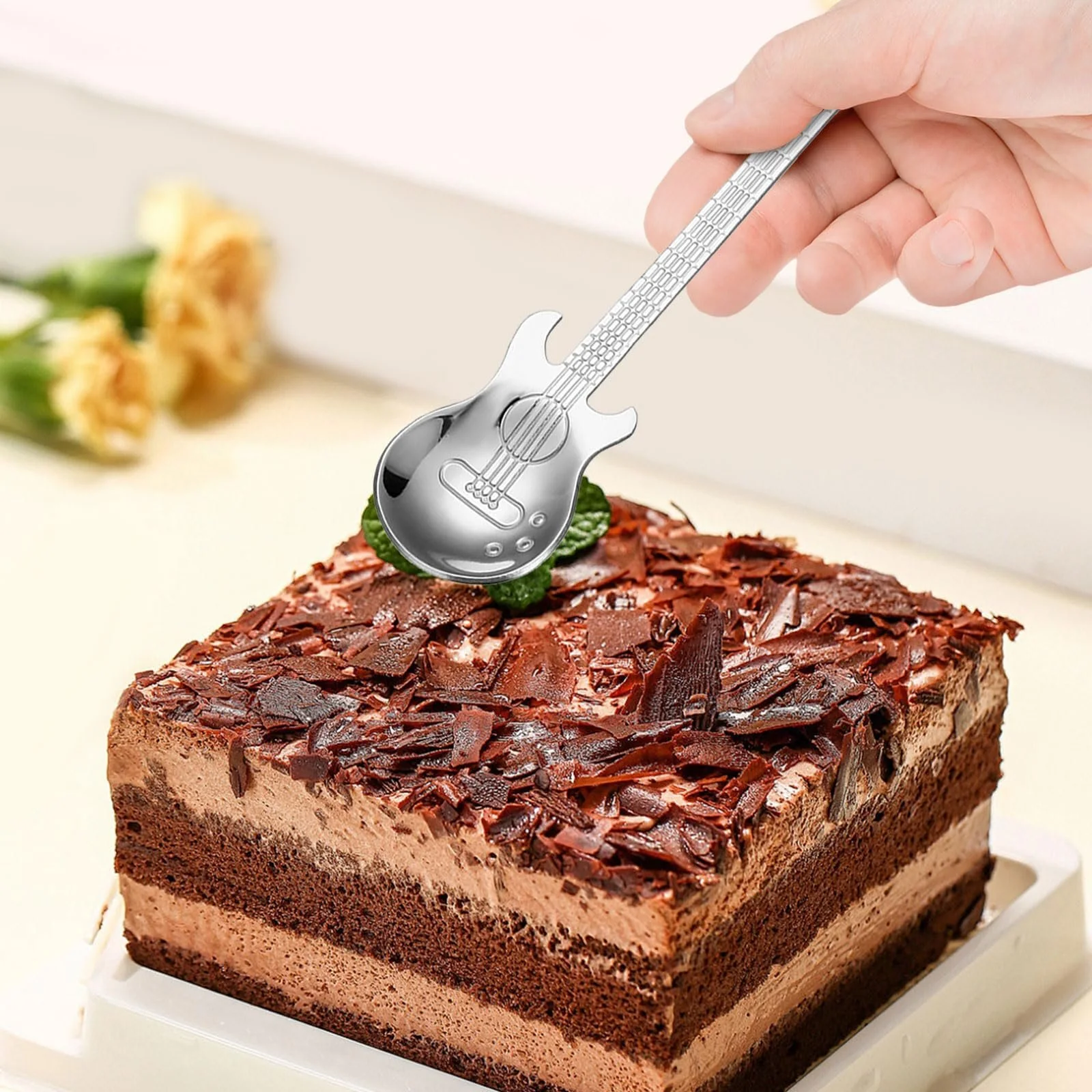 Набір Кавових Ложок 4 шт, Гітара, фото №4