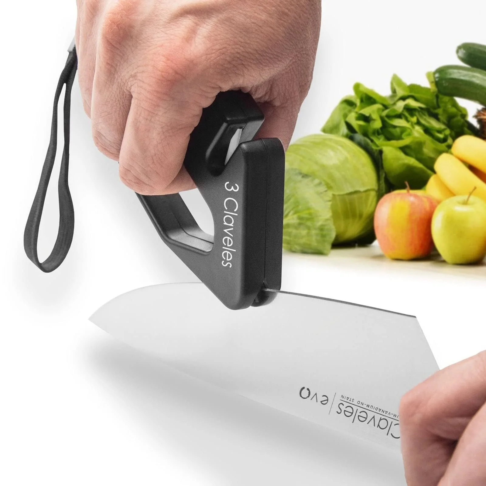 Точило для ножів та ножиць 3 Claveles 15 см, фото №5