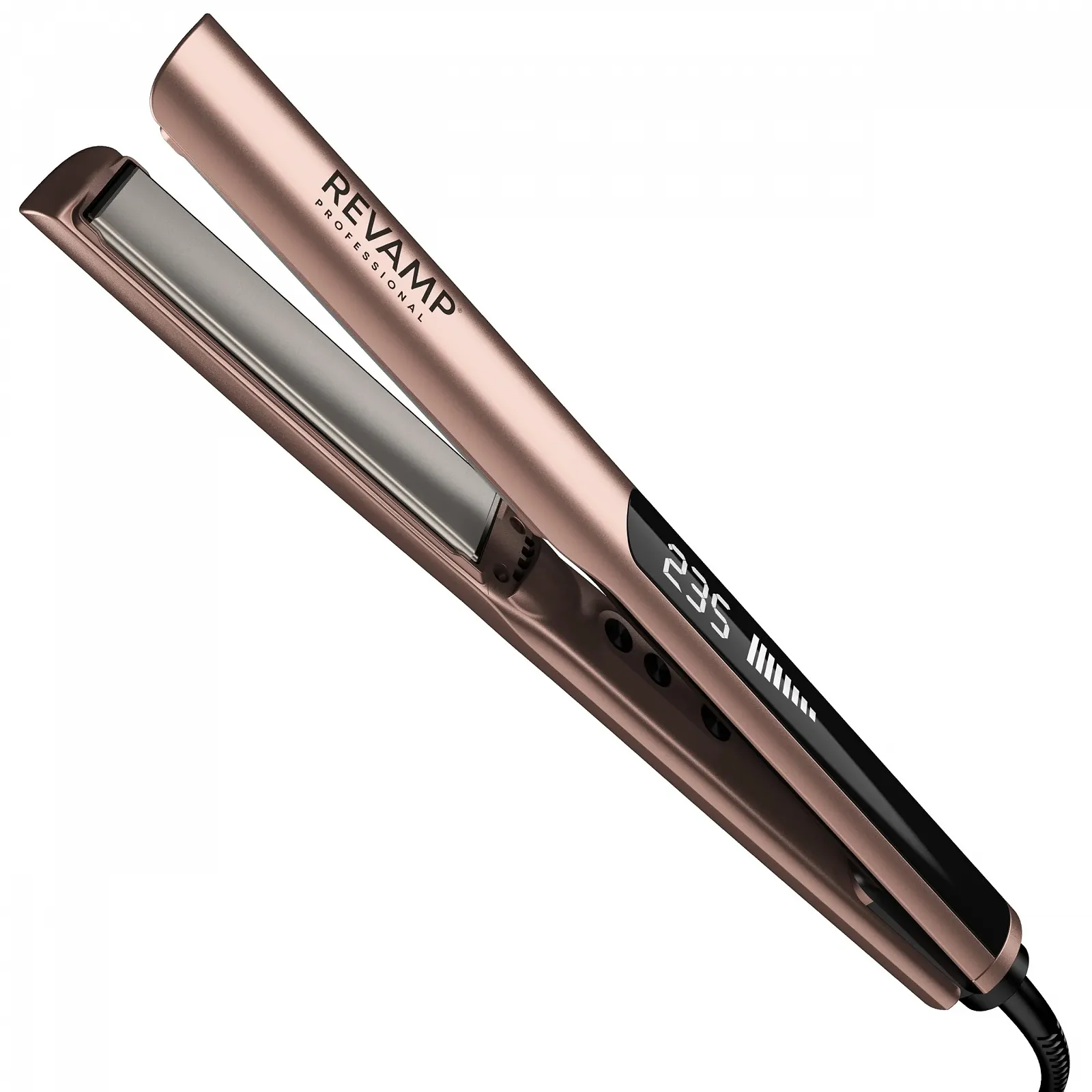 Выпрямитель для волос REVAMP Dynamic Radiance Straight & Style Ion керамический с удлиненными пластинами, фото №8 Выпрямитель для волос REVAMP Dynamic Radiance Straight & Style Ion керамический с удлиненными пластинами, фото №8