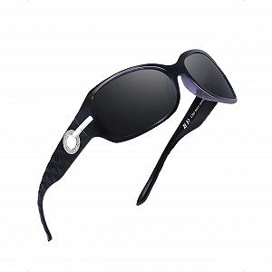 Поляризованные женские солнцезащитные очки большого размера в стиле винтаж LVIOE с защитой UV400 - Фото 1