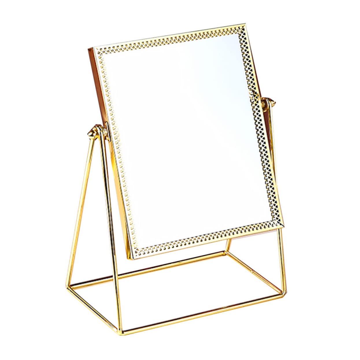 Зеркало Angoily 1stk настольное косметическое квадратное из металла Spitze, фото №1 Зеркало Angoily 1stk настольное косметическое квадратное из металла Spitze, фото №1