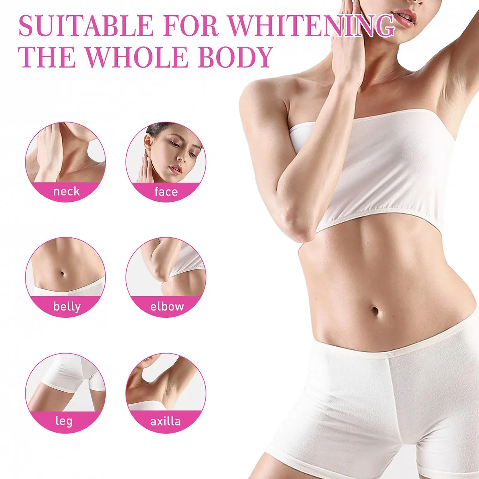 Крем для вибілювання шкіри під пахвами 30 г, крем для освітлення інтимних зон, фото №3