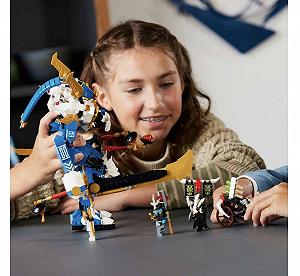 Набір LEGO Ninjago Jays Titan Mech з фігурками Джей, Нія та Зелений Скелетний Воїн 71785 synthetic.ua - Фото 1