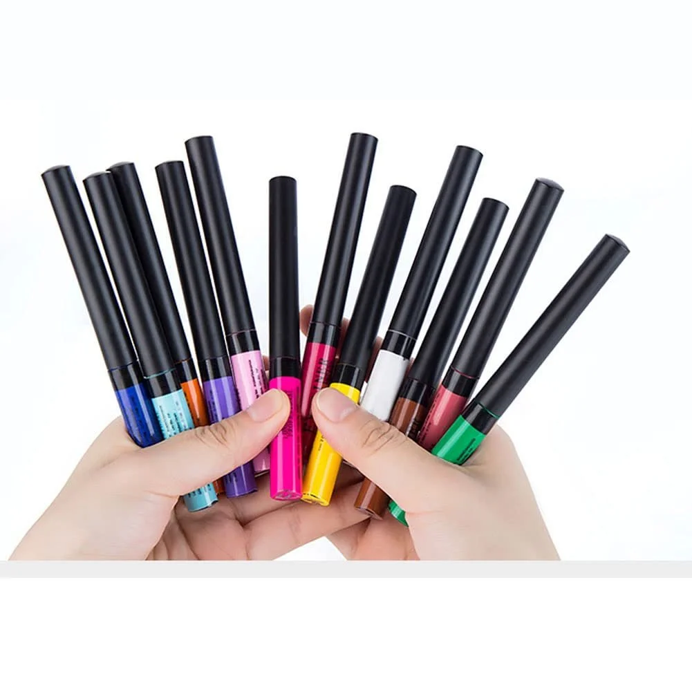 Підводка для очей Allbesta Matte Liquid Colourful, фото №7