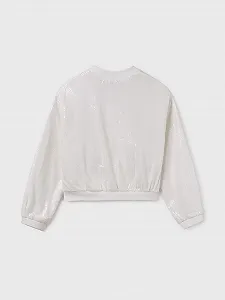 Бомбер Mayoral Блестки для девочек Raw synthetic.ua - Фото 1