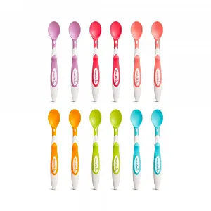 Ложки Munchkin Soft Tip для малюків та немовлят, 12 штук - Фото 1