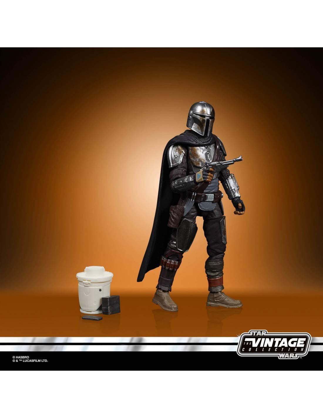 Фигурки Star Wars The Vintage Collection Дин Джарин (Мандалорец) и Дитя, 9,5 см, фото №4