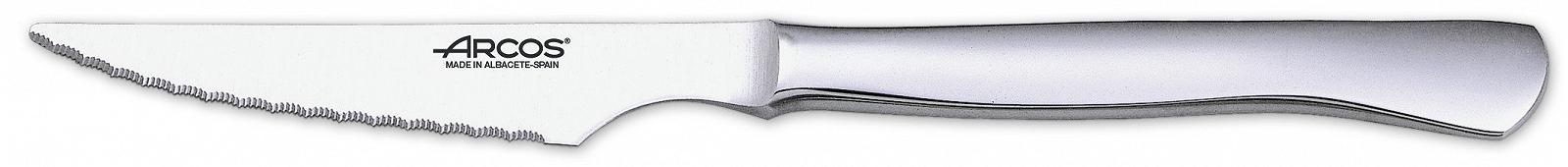 Нож для стейка Arcos Набор 12 шт (6 ножей + 6 вилок) Monoblock из цельного куска нержавеющей стали Серебряный, фото №2 Нож для стейка Arcos Набор 12 шт (6 ножей + 6 вилок) Monoblock из цельного куска нержавеющей стали Серебряный, фото №2