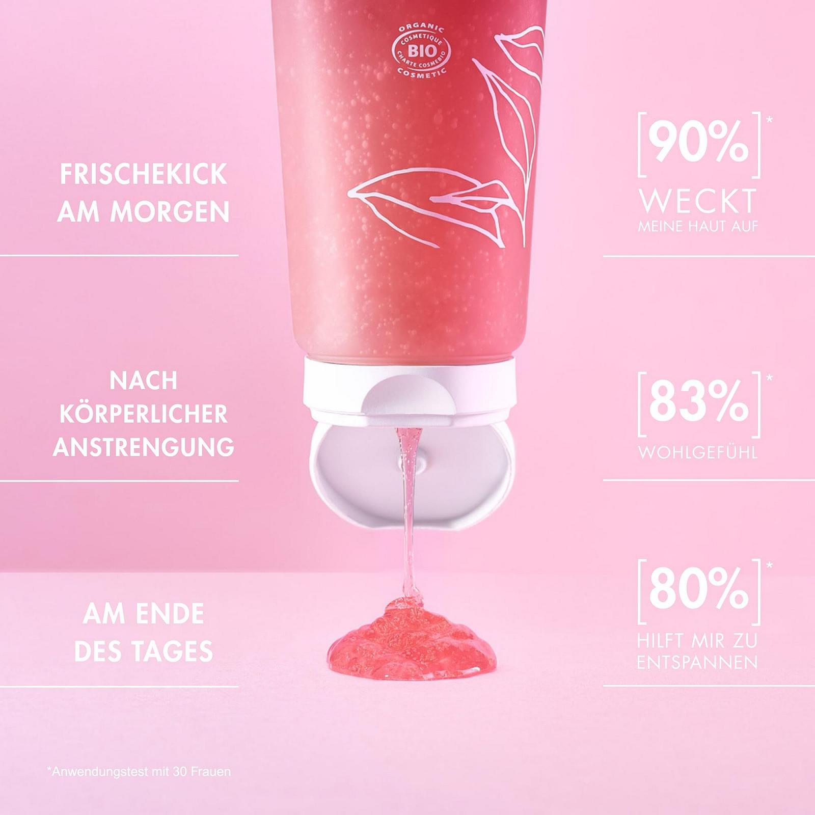 Гель для душу Melvita L'Or Rose Refreshing 200 мл, фото №3