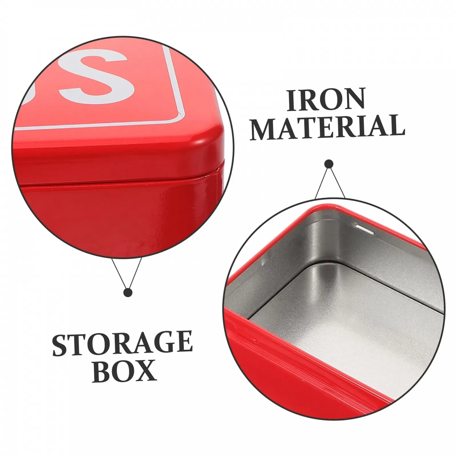 Ящик MOBUTOFU 2 шт. для виживання, органайзер для інструментів, невеликий металевий контейнер, фото №3