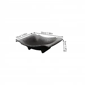 Форма для запікання Zerodeko прямокутна керамічна термостійка з ручками японський дизайн synthetic.ua - Фото 1