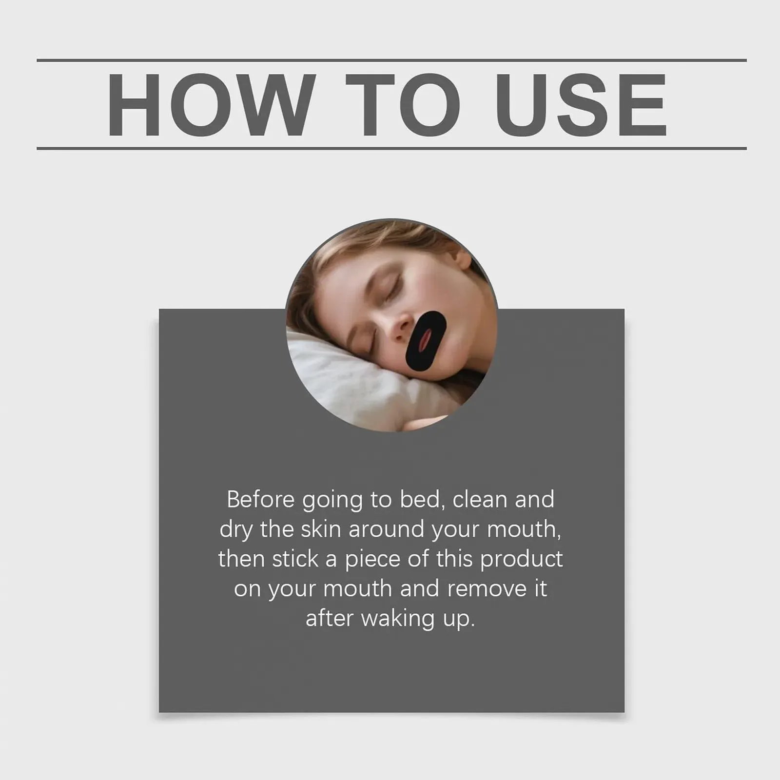 Смужки для рота для сну, портативні гнучкі 30 штук, фото №4