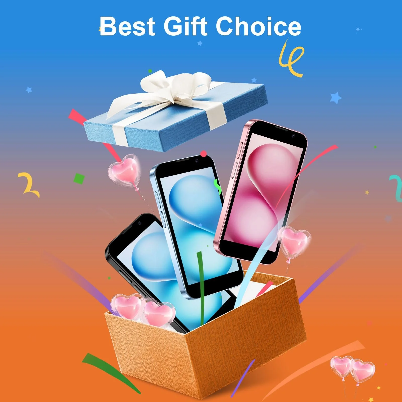Смартфон Mini Unlocked 3 дюйми HD Touch Screen Quad Core Dual SIM Face ID 2GB, фото №3