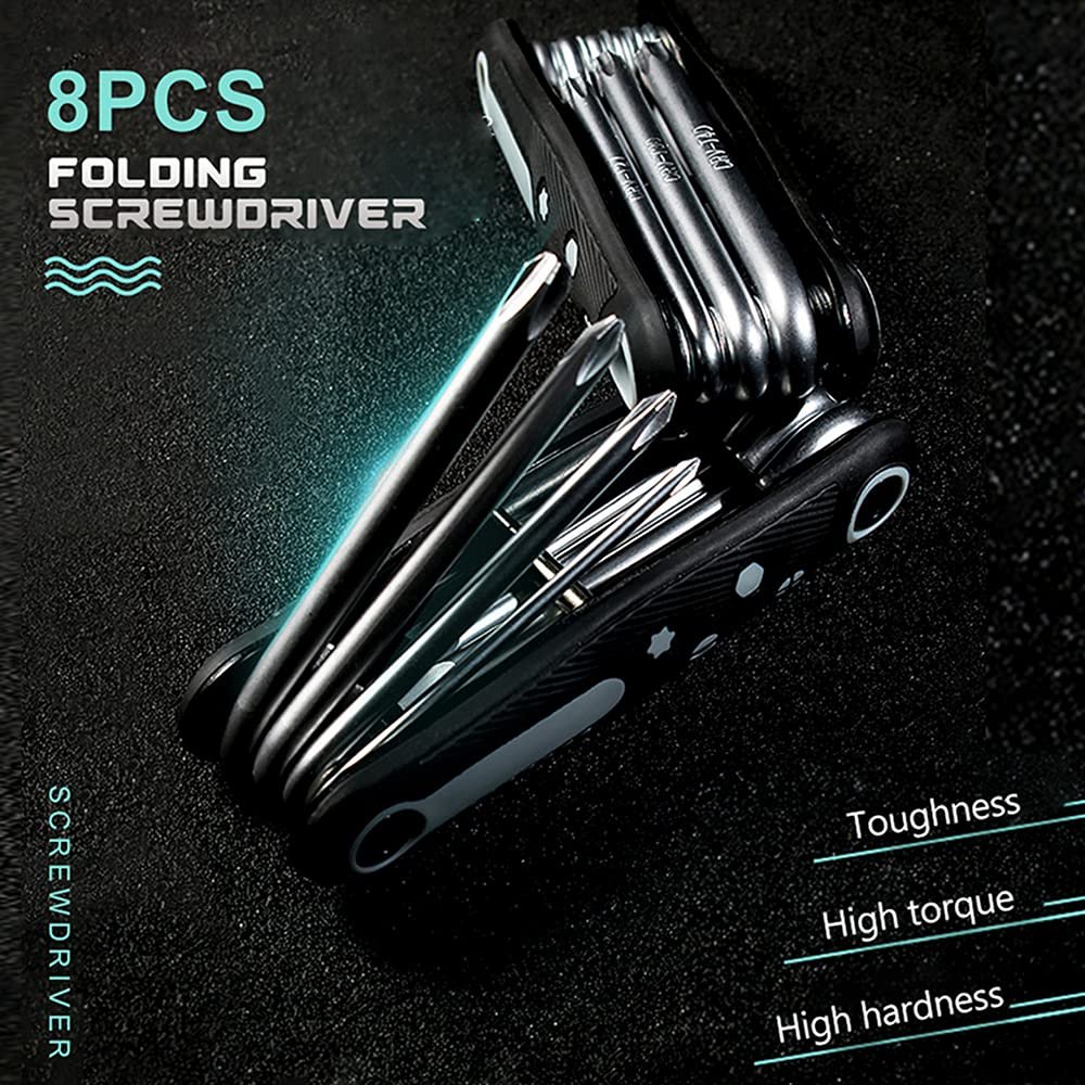 Набір викруток BOROCO 8 в 1 складаний багатофункціональний з хрестовими бітами Портативний, фото №5 Набір викруток BOROCO 8 в 1 складаний багатофункціональний з хрестовими бітами Портативний, фото №5