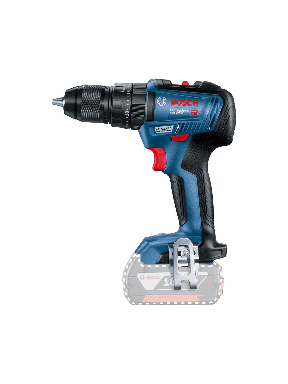 Аккумуляторная дрель Bosch Professional GSB 18V-50, фото №1