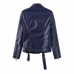 Кожаная куртка Generisch Biker Modern Коричневый synthetic.ua - Фото 1