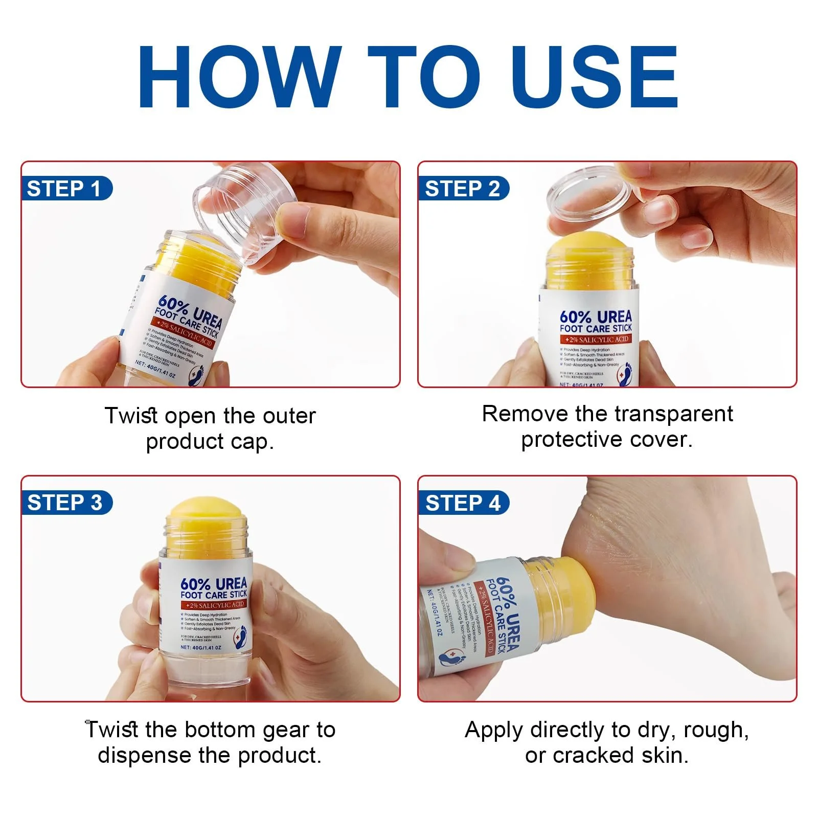 Крем для ног Clawrex Urea 60% Intensive Pflege Aloe Vera 2 шт., фото №9