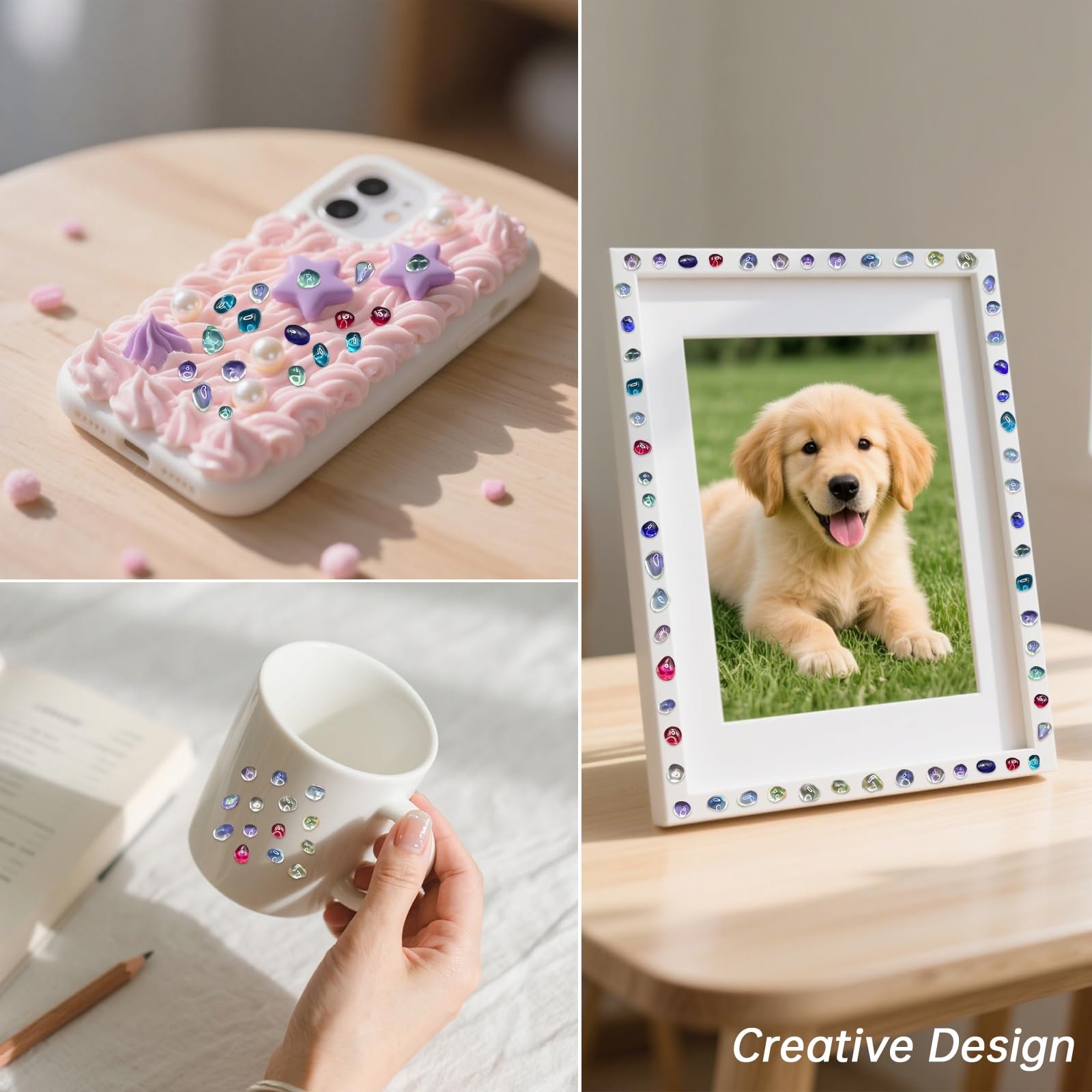 3D Бульбашкові намистини Aurora VEINARDYL, 2-4 мм, 12 кольорів, фото №6 3D Бульбашкові намистини Aurora VEINARDYL, 2-4 мм, 12 кольорів, фото №6