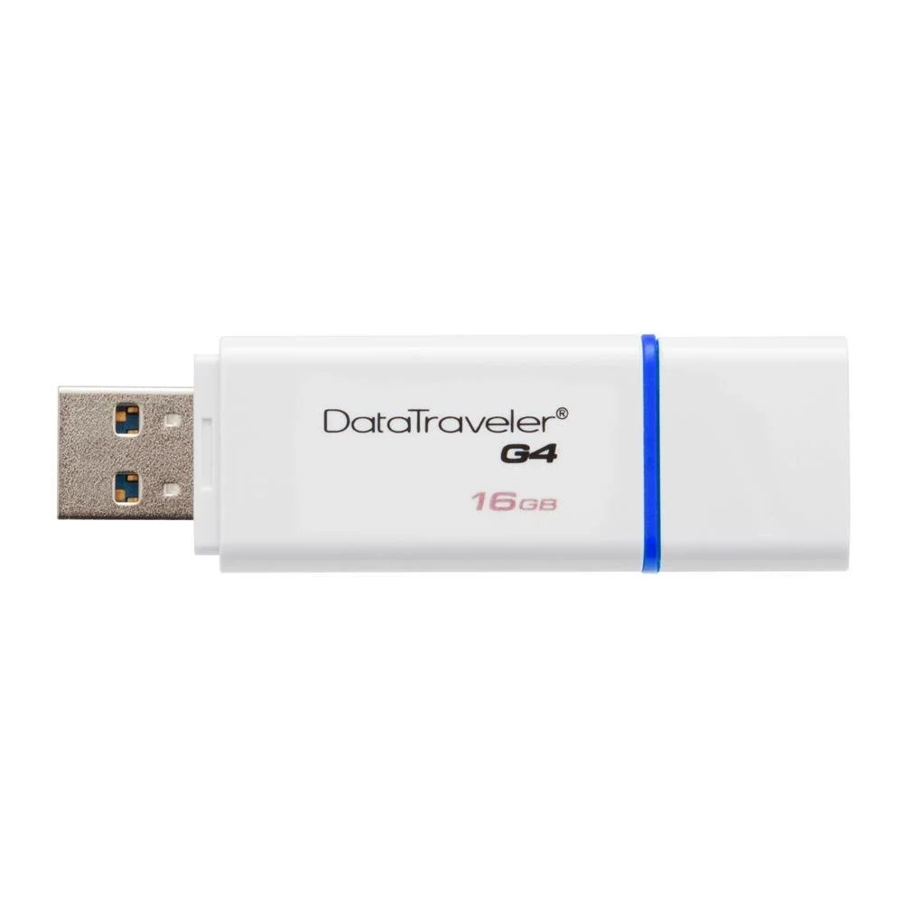 USB-флеш-накопичувач Kingston DataTraveler G4 16 ГБ USB 3.1 Blue/White DTIG4/16GB, фото №1