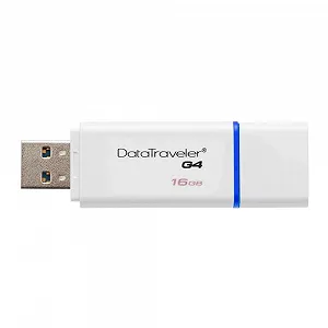 Купити USB-флеш-накопичувач Kingston DataTraveler G4 16 ГБ USB 3.1 Blue/White DTIG4/16GB - Фото 1 USB-флеш-накопичувач Kingston DataTraveler G4 16 ГБ USB 3.1 Blue/White DTIG4/16GB - Фото 1